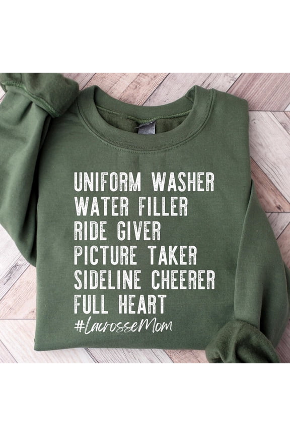 DOPASHIRT Lacrosse Mom Shirt, Funny Lax Mom Gift, Girls Lacrosse Team, College Lacrosse Mom, Proud Sports Mom, Sideline Cheer Gift Unisex S-5XL Hot Trending Shirt, Vintage Birthday Gift