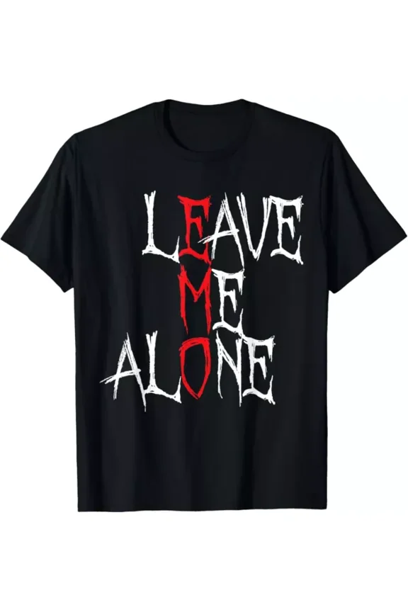 DOPASHIRT Leave Me Alone | Emo Clothes | Emocore Emo Music Fan | Emo T-Shirt Unisex S-5XL Hot Trending Shirt, Vintage Birthday Gift