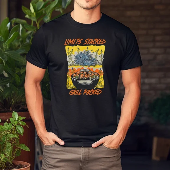 DOPASHIRT Limits Stacked Grill Packed Dove Hunting Hunter Dad Men T-Shirt Unisex S-5XL Hot Trending Shirt, Vintage Birthday Gift