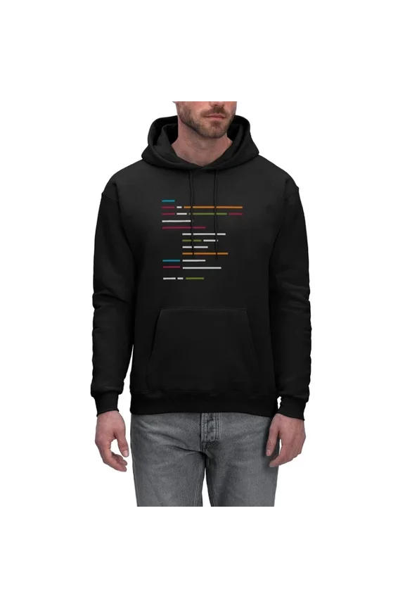 Lines Of Code On Dark Mode, Programming Lovers Men'S Hoodie Outdoor Hoodie, Trendy Hoodie, Birthday Gift
