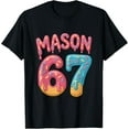 thumbnail image 1 of DOPASHIRT Mason 67 Ice Cream Funny Six Seven (On Back) T-Shirt Unisex S-5XL Hot Trending Shirt, Vintage Birthday Gift, 1 of 4
