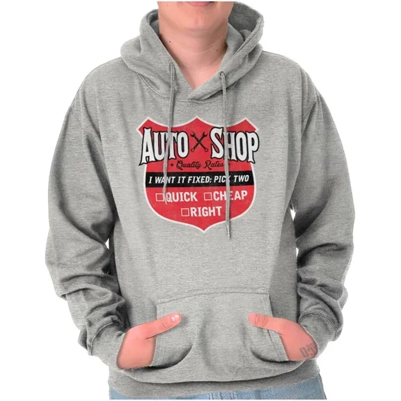 DOPASHIRT Mechanic Auto Shop Pick Quick Cheap Right Hoodie Outdoor Hoodie, Trendy Hoodie, Birthday Gift