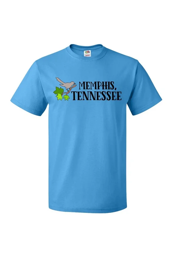 Memphis, Tennessee- Mockingbird T-Shirt State Home Bird Trees Vacation Unisex S-5XL Hot Trending Shirt, Vintage Birthday Gift