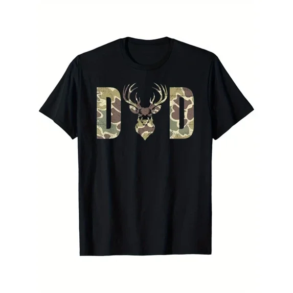 DOPASHIRT Men'S Camo Dad Hunting T-Shirt - & Camouflage Print, Fathers Day Tshirt Unisex S-5XL Hot Trending Shirt, Vintage Birthday Gift