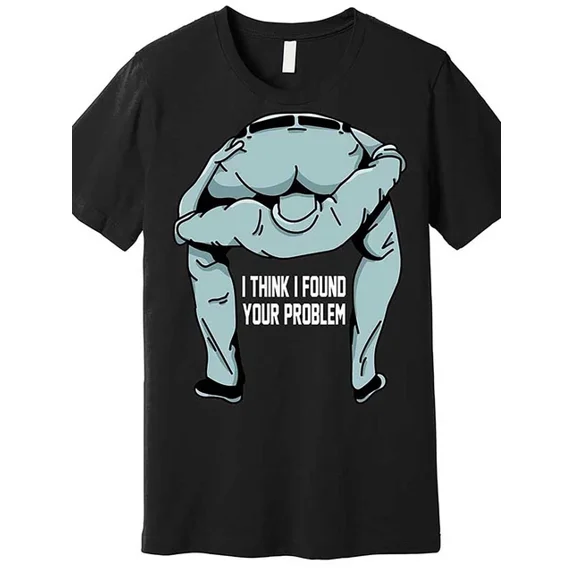 DOPASHIRT Men'S Funny Graphic T-Shirt - "I For Think I Found Your Problem" Unisex S-5XL Hot Trending Shirt, Vintage Birthday Gift