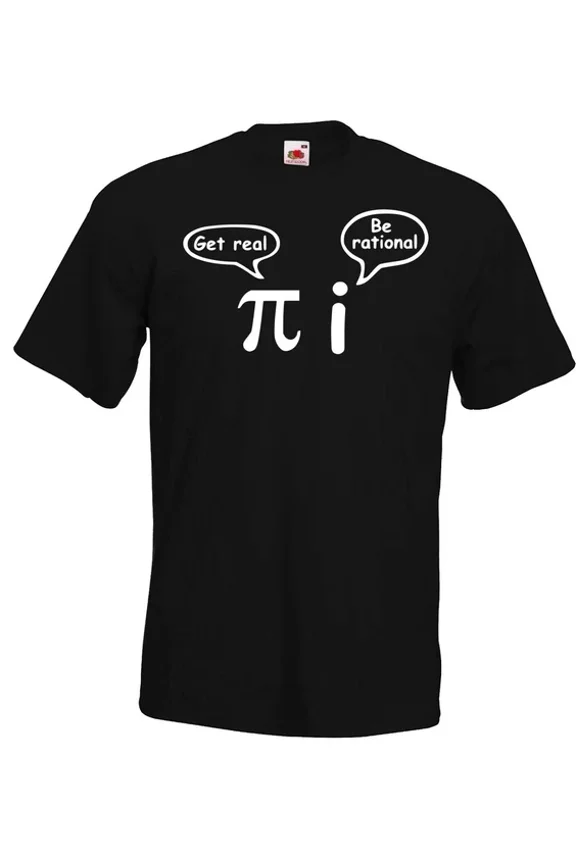 DOPASHIRT Mens Pi Get Real T-Shirt Mind Funny Saying Math Einstein Fun Unisex S-5XL Hot Trending Shirt, Vintage Birthday Gift