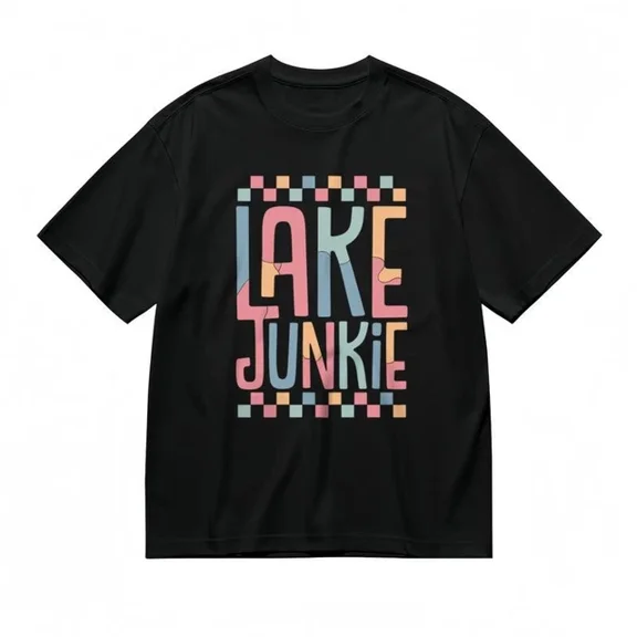 DOPASHIRT Mosaic Style Lake Junkie Design Tee Unisex S-5XL Hot Trending Shirt, Vintage Birthday Gift