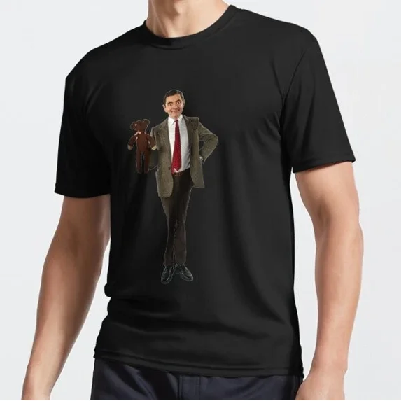 DOPASHIRT Mr Bean, Funny Mr Ben With Teddy Bear Funny T-Shirt Unisex S-5XL Hot Trending Shirt, Vintage Birthday Gift