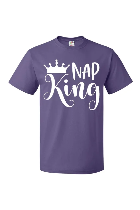 DOPASHIRT Nap King With Crown T-Shirt Naps Napping Fathers Uncle Brother Unisex S-5XL Hot Trending Shirt, Vintage Birthday Gift