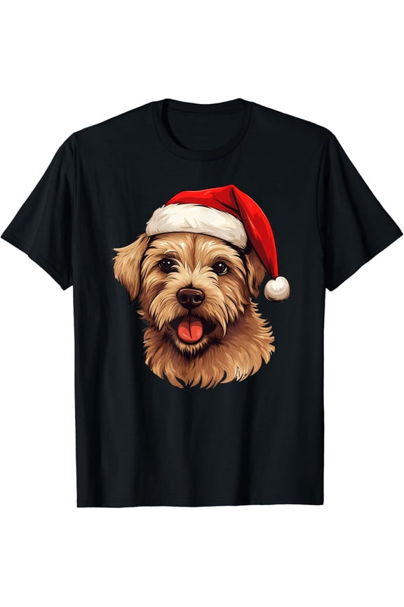 Norfolk Terrier Jolly Man Hat Noel Shirt Pet Dogs T-Shirt Unisex S-5XL Hot Trending Shirt, Vintage Birthday Gift