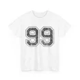 thumbnail image 1 of DOPASHIRT Number 99 T-Shirt, Large Varsity Style Number Gifts Shirt Unisex S-5XL Hot Trending Shirt, Vintage Birthday Gift, 1 of 4