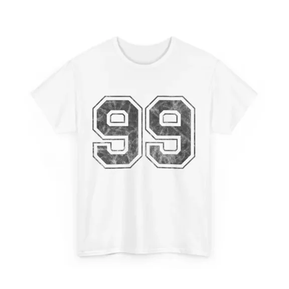 DOPASHIRT Number 99 T-Shirt, Large Varsity Style Number Gifts Unisex S-5XL Hot Trending Shirt, Vintage Birthday Gift