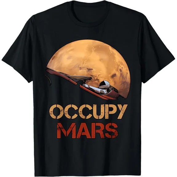 DOPASHIRT Occupy Mars Space Explorer Men Women T-Shirt Unisex S-5XL Hot Trending Shirt, Vintage Birthday Gift