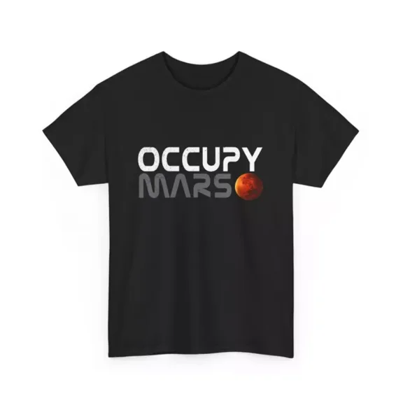 DOPASHIRT Occupy Mars T-Shirt, Space Explorer Astronaut Women Men T-Shirt Unisex S-5XL Hot Trending Shirt, Vintage Birthday Gift