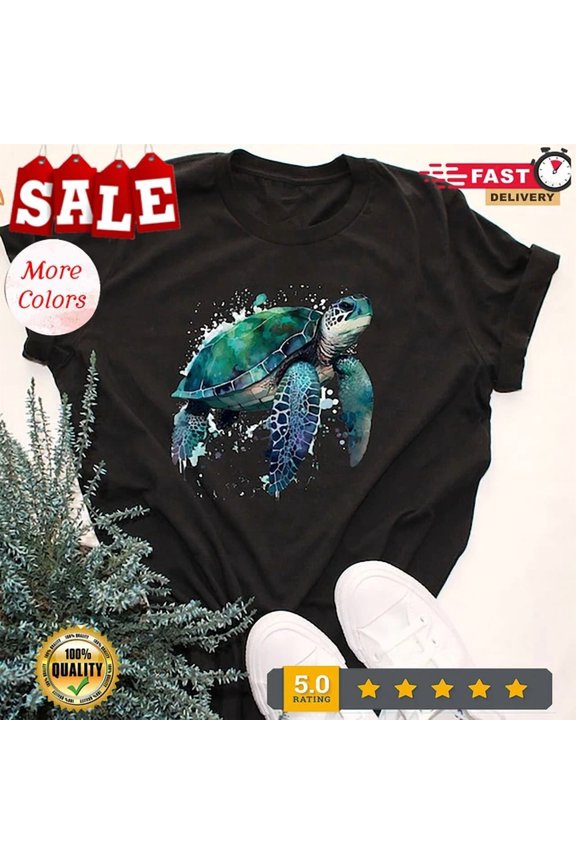 DOPASHIRT Ocean-Inspired Turtle Tee, Eco-Friendly Sea Turtle Apparel, Turtle C Unisex S-5XL Hot Trending Shirt, Vintage Birthday Gift