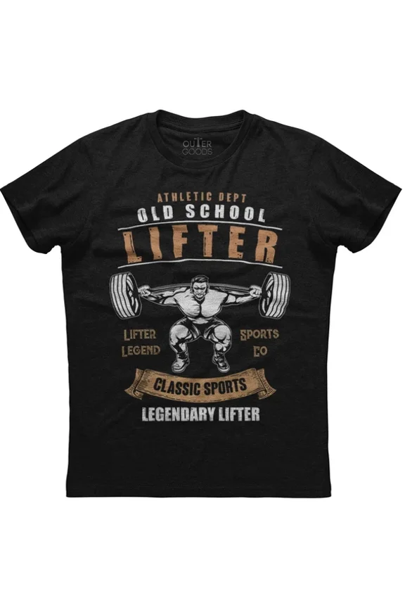 DOPASHIRT Old School Lifter Classic Sports T-Shirt Unisex S-5XL Hot Trending Shirt, Vintage Birthday Gift