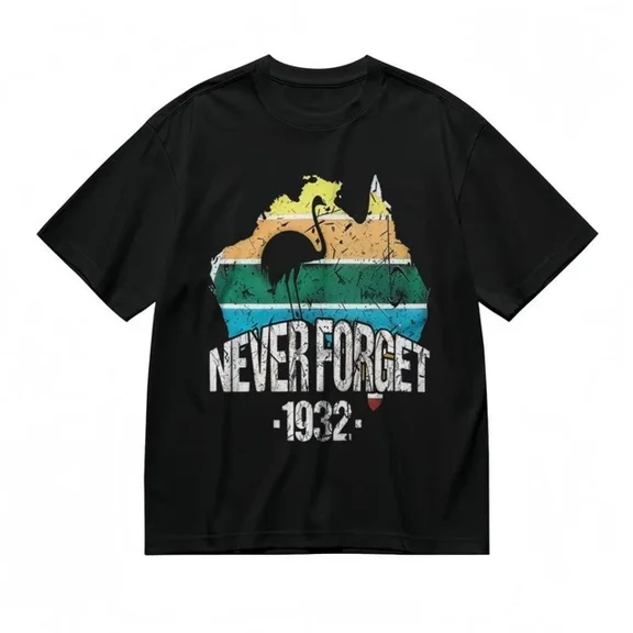 DOPASHIRT Oversize Comfy 1932 Australia Graphic Tee Unisex S-5XL Hot Trending Shirt, Vintage Birthday Gift