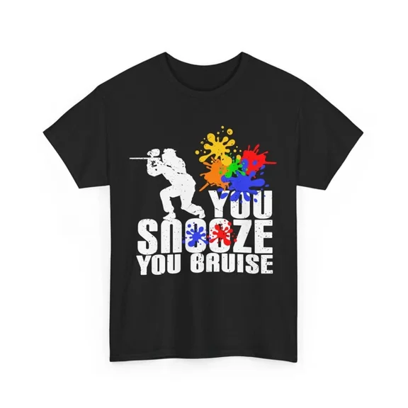 DOPASHIRT Paintball Player Shirt, You Snooze You Bruise Paintballer Women, Men T-Shirt Unisex S-5XL Hot Trending Shirt, Vintage Birthday Gift