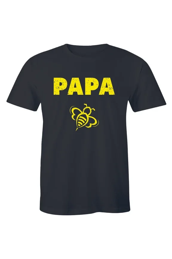 Papa Bee Shirt Funny Dad Bees Lover Fathers Day Tee Daddy Men'S T-Shirt Unisex S-5XL Hot Trending Shirt, Vintage Birthday Gift