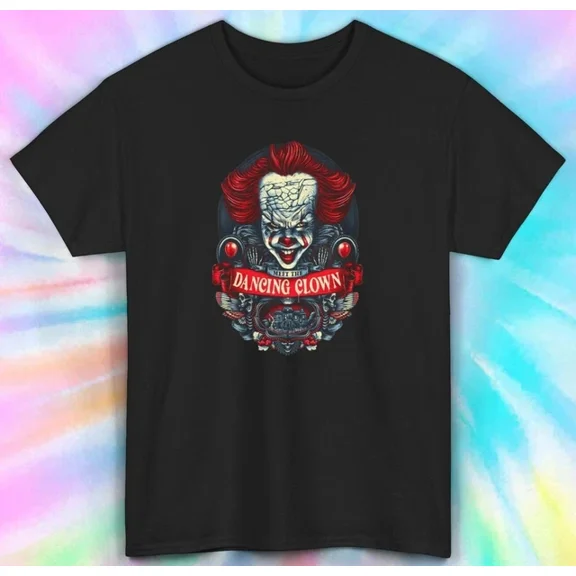 DOPASHIRT Pennywise Dancing Clown Shirt, Horror Movie Fan Tee Unisex S-5XL Hot Trending Shirt, Vintage Birthday Gift