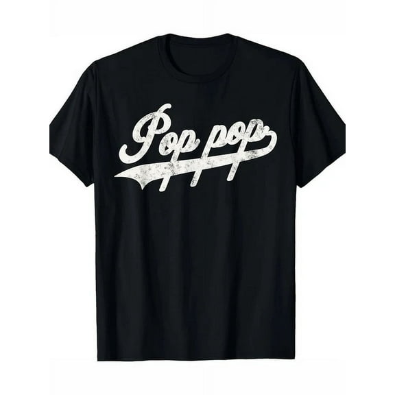 DOPASHIRT Pop Pop Retro Style T-Shirt For Men, 100% Cotton Crew Neck, Short Sleeve Unisex S-5XL Hot Trending Shirt, Vintage Birthday Gift