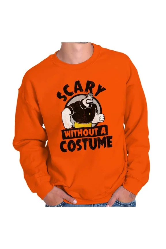 Popeye Bluto Hal.Low.Een Funny Cartoon Sweatshirt Trendy Sweatshirt, Birthday Gift