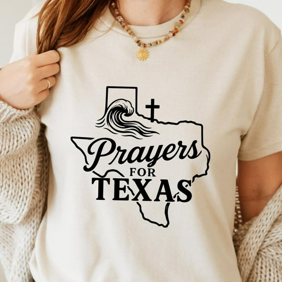 DOPASHIRT Prayers For Texas Flood Relief Tshirt, Stronger Than Storm, Texas Strong Outfit, Support Texas Community Patriotic Shirt Rescuer Support Tee Unisex S-5XL Hot Trending Shirt