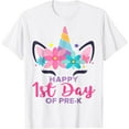 thumbnail image 1 of DOPASHIRT Pre K Unicorn Girl Happy 1St Day Of Pre-K Back To School T-Shirt Unisex S-5XL Hot Trending Shirt, Vintage Birthday Gift, 1 of 4