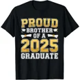 thumbnail image 1 of DOPASHIRT Proud Brother Of A 2025 Graduate Shirt Class 2025 Graduation T-Shirt Unisex S-5XL Hot Trending Shirt, Vintage Birthday Gift, 1 of 3