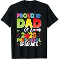 thumbnail image 1 of DOPASHIRT Proud Dad Class Of 2025 Preschool Pre-K Graduate Graduation T-Shirt Unisex S-5XL Hot Trending Shirt, Vintage Birthday Gift, 1 of 3