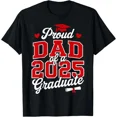 thumbnail image 1 of DOPASHIRT Proud Dad Of A Class Of 2025 Graduate Senior Graduation T-Shirt Unisex S-5XL Hot Trending Shirt, Vintage Birthday Gift, 1 of 3