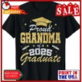 thumbnail image 1 of DOPASHIRT Proud Grandma Of A 2025 Graduate Senior Class Of 2025 Grad T-Shirt Unisex S-5XL Hot Trending Shirt, Vintage Birthday Gift, 1 of 3