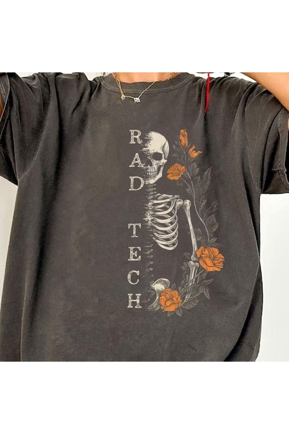 Rad Tech Skeleton Shirt, Xray Technologist Shirt, Ct Mri Tech Gift, Radiology Graduation Gift, You Pose We Expose Shirt Unisex S-5XL Hot Trending Shirt, Vintage Birthday Gift