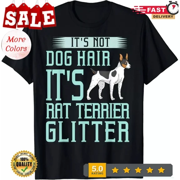 DOPASHIRT Rat Terrier Dog Gift Puppies Owner Lover Gift T-Shirt Unisex S-5XL Hot Trending Shirt, Vintage Birthday Gift