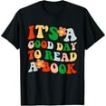 thumbnail image 1 of DOPASHIRT Retro Groovy It'S A Good Day To Read A Book T-Shirt Unisex S-5XL Hot Trending Shirt, Vintage Birthday Gift, 1 of 4