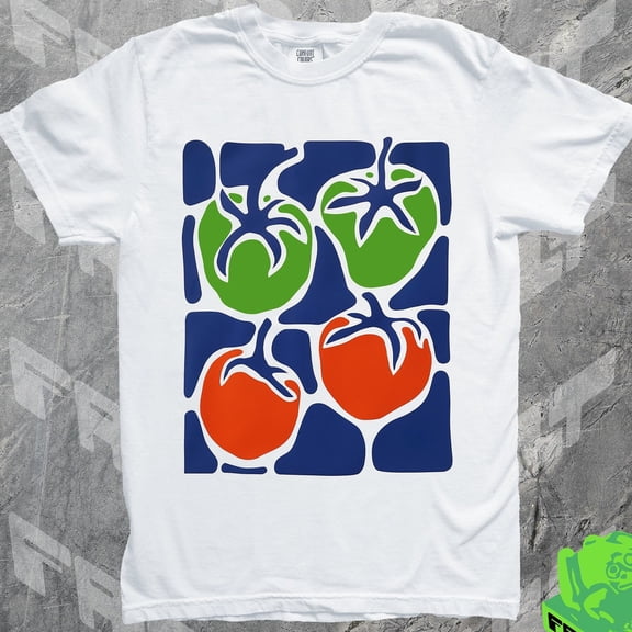 DOPASHIRT Retro Tomato Shirt, Vintage Matisse Graphic Art Tshirt, 60S Hippie Gardening Tee, Cottagecore Screenprinted, Casual Tee For Her Unisex S-5XL Hot Trending Shirt, Vintage Birthday Gift