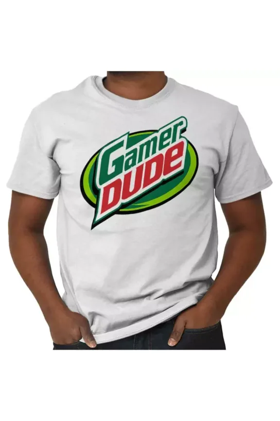Retro Video Gamer Dude Graphic Gift Womens Or Mens Crewneck T Shirt Unisex S-5XL Hot Trending Shirt, Vintage Birthday Gift