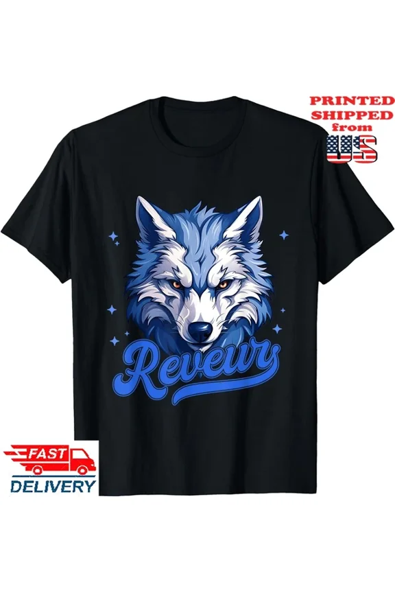 Reveur House Of Dreamers Blue Wolf Team Spirit Student T-Shirt Unisex S-5XL Hot Trending Shirt, Vintage Birthday Gift