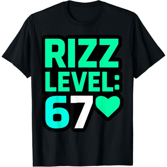 DOPASHIRT Rizz Level 67 Shirt Trend Six Seven 6 7 6 7 T-Shirt Unisex S-5XL Hot Trending Shirt, Vintage Birthday Gift