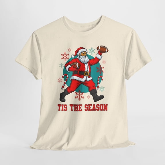 DOPASHIRT San.Ta Football Xmas Shirt Funny Xmas Football Shirt, Football Lover Shirt, Xmas Casual Tee For Football Player, Football Team Shirt Unisex S-5XL Hot Trending Shirt, Vintage Birthday Gift