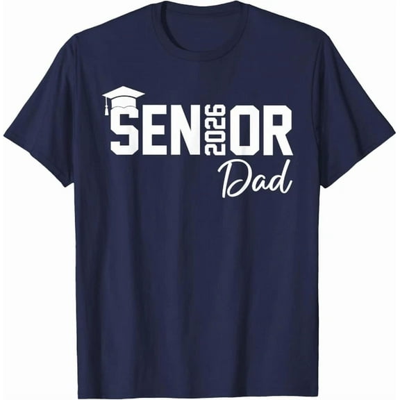 DOPASHIRT Senior 2026 Dad Senior Graduate Proud Dad Class Of 2026 T-Shirt Unisex S-5XL Hot Trending Shirt, Vintage Birthday Gift
