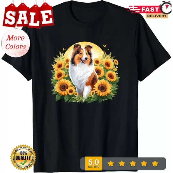 DOPASHIRT Shetland Sheepdog T-Shirt Gift T-Shirt Unisex S-5XL Hot Trending Shirt, Vintage Birthday Gift