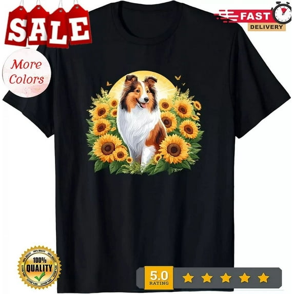 DOPASHIRT Shetland Sheepdog T-Shirt Gift T-Shirt Unisex S-5XL Hot Trending Shirt, Vintage Birthday Gift