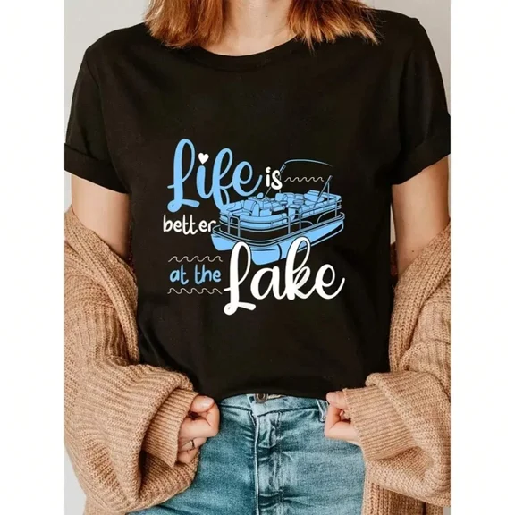 DOPASHIRT Ship Printed Soft T-Shirt, Sports Comfortable Round Neck Top Unisex S-5XL Hot Trending Shirt, Vintage Birthday Gift