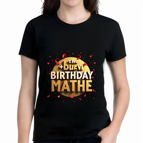 DOPASHIRT Short Sleeve T-Shirt - Gold ' The Buvi Birthday Mathe Unisex S-5XL Hot Trending Shirt, Vintage Birthday Gift