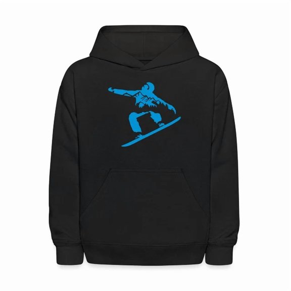 DOPASHIRT Snowboarder Mountains Silhouette Hoodie Outdoor Hoodie, Trendy Hoodie, Birthday Gift