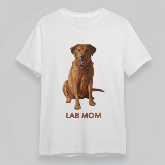 DOPASHIRT Soft Labrador Mom Graphic Tee Usa Unisex S-5XL Hot Trending Shirt, Vintage Birthday Gift