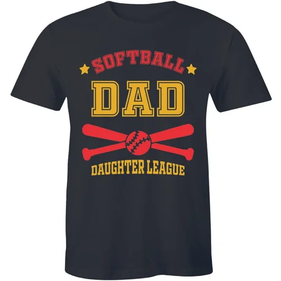 DOPASHIRT Softball Dad Daughter League - Funny Baseball Gift From Son Men'S T-Shirt Unisex S-5XL Hot Trending Shirt, Vintage Birthday Gift