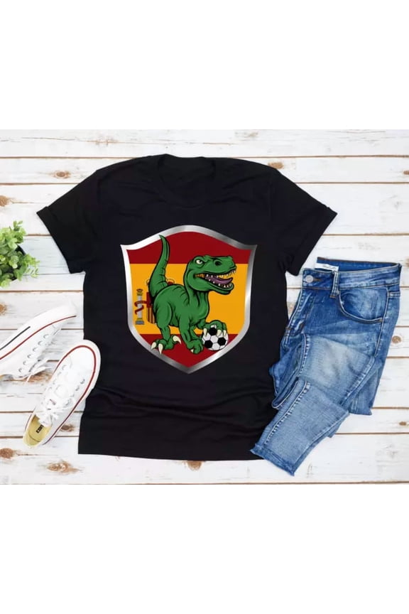 DOPASHIRT Spain National Team Dinosaur Football Soccer Shirt Jersey Spanish Xl Unisex S-5XL Hot Trending Shirt, Vintage Birthday Gift