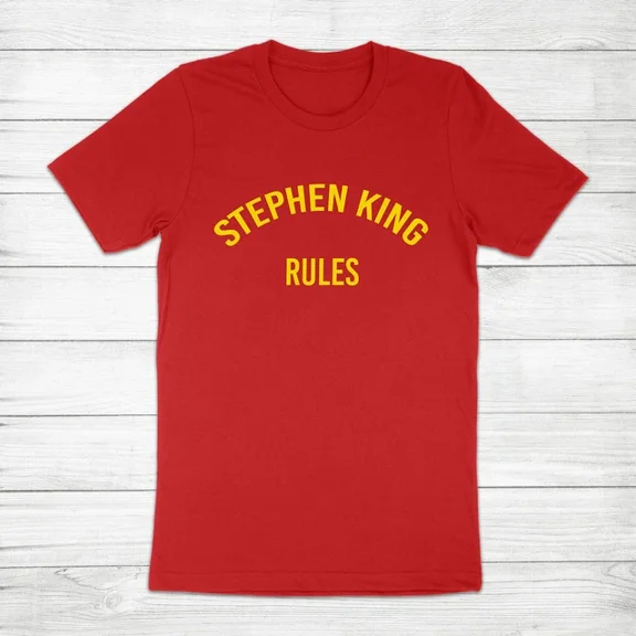 DOPASHIRT Stephen King Rules The Monster Squad Horror Movie Fan Quote Unisex Tee T-Shirt Unisex S-5XL Hot Trending Shirt, Vintage Birthday Gift
